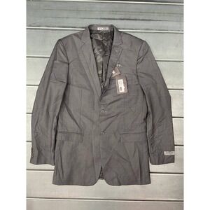 Tazio Blazer Suit Jacket‎ Mens 40L Slim Fit Grey NWT